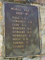 WW2 Honour Roll : 16-October-2014