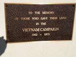 Belmont War Memorial Vietnam Inscription : 10-09-2013