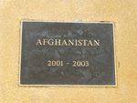 Afghanistan Plaque : 14-10-2013