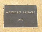 Western Sahara Plaque : 14-10-2012