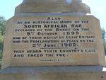 Boer War Memorial   Rear