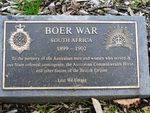 Boer War Plaque : 25-September-2011