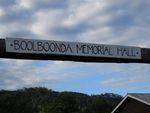 Boolboonda Memorial Hall Sign : 15-02-2011