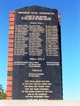 Broome War Memorial Closeup