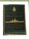 Bundamba Royal Australian Navy Memorial Plaque