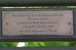 Camden Haven Legacy Laurel Club Plaque : June 2014