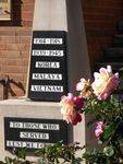 Memorial Rose Garden Obelisk : 16-June-2014