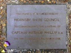 Captain Phillip Landing Plaque  : 29-September-2014