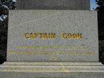 Captain James Cook Front Inscription