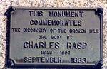 Charles Rasp Memorial  Inscription