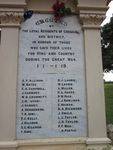Cordalba War Memorial Inscription : 28-06-2012