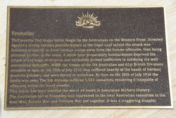 Fromelles Plaque : 15-July-2015