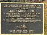 Derek Bill Inscription