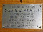 Digger R.W. Melville : 01-August-2014