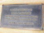 Roseby Plaque  Inscription : 14-August-2014
