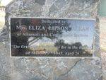 Eliza Lipson Allan Plaque : 08-04-2014