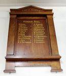 Forest Street Congregational Church Honour Roll : 18-July-2011