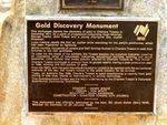Gold Discovery Monument-Plaque