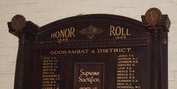 Goorambat and District Honour Roll