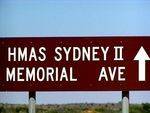 HMAS Sydney 2 Memorial Avenue Sign
