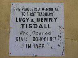 Tisdall Plaque : 29-October-2014