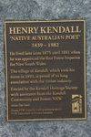 Henry Kendall Plaque : June 2014