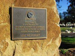 Australia Remembers Plaque: 10-July-2016