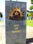 innisfail Cenotaph Lest We Forget : 20-07-2013