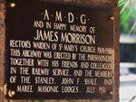 James Morrison Plaque