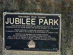 Jubilee Park Plaque
