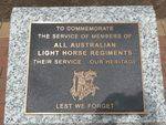 Light Horse Regiments Memorial : 26-November-2012