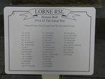 Lorne War Memorial : 25-April-2012