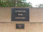 Lutwyche War Cemetery Inscription Plaques 