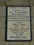 Maffra Avenue of Honour