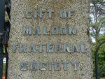 Maldon Pioneer Memorial   Right