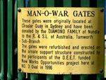 Man O War Gates Inscription 1