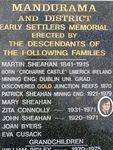 Early Settlers Plaque : 25-03-2014