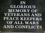 Maroochydore War Memorial  Plaque
