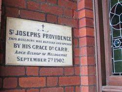 St Joseph`s Providence Plaque : 29-July-2015
