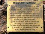 Mining and Pastoral Monument Cobar Inscription