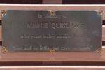 Minnie Quinlan Plaque : May 2014