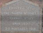 North Sydney Tramways War Memorial : 25-December-2010