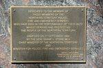 NT Police, Fire & Emergency Service Inscription Plaque/ May 2013