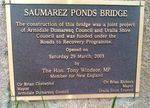 Opening of Saumarez Ponds Bridge : 09-December-2012