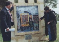 Danka Szole (mosaic artist), Stephen Lee (Mayor Cockburn City): Dedication Ceremony