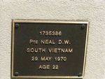 Neal Plaque/ March 2013