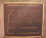 Remembrance Driveway Plaque