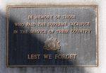 Returned Services League War Memorial : 12-April-2013
