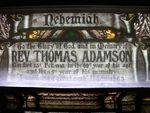 Reverend Thomas Adamson : 08-December-2011