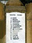 South Ward Honour Roll : 2007